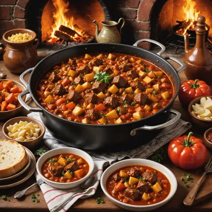 Основные блюда: как приготовить идеальный гуляш в духовке — пошаговый гуляш рецепт